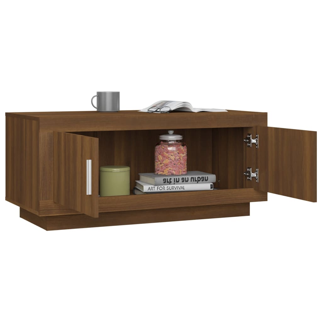 Konferenční Stolek 102 X 50 X 45 Cm Kompozitní Dřevo