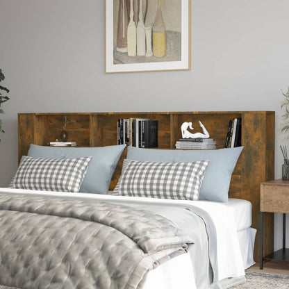 Čelo Postele S Úložným Prostorem Bílé 220 X 18,5 X 104,5 Cm