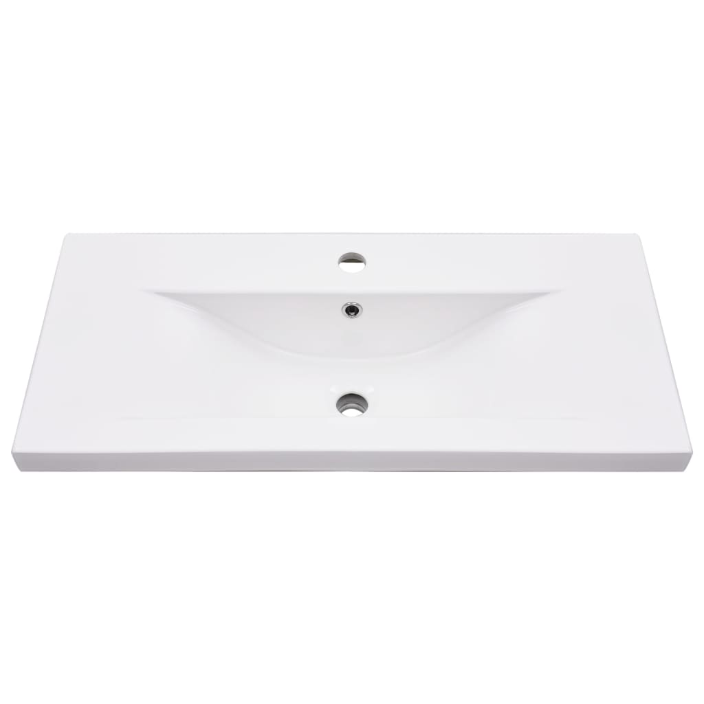 Koupelnový Rám S Vestavěným Umyvadlem Černý Železo