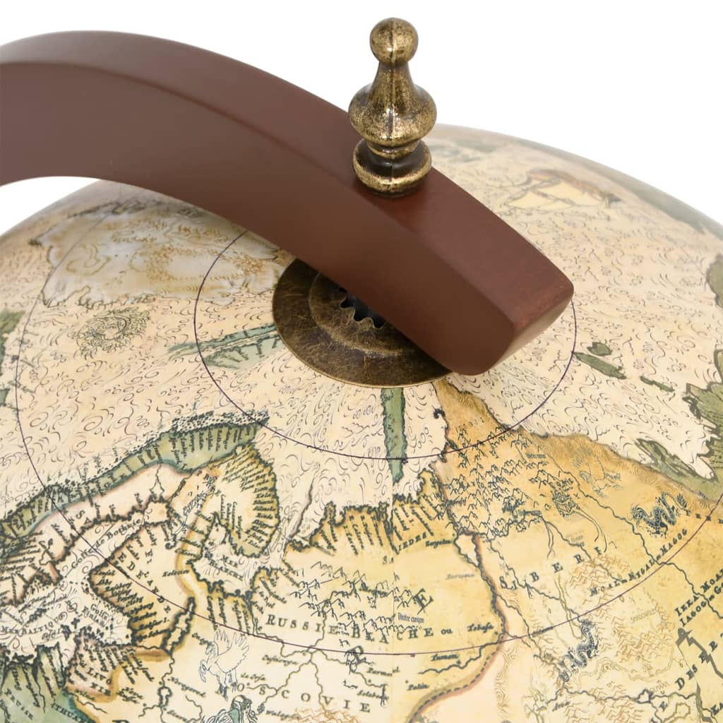 Glóbus Bar Stojan Na Víno Hnědý Masivní Eukalyptové Dřevo