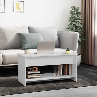Konferenční Stolek Bílý 102 X 50 X 52,5 Cm Kompozitní Dřevo