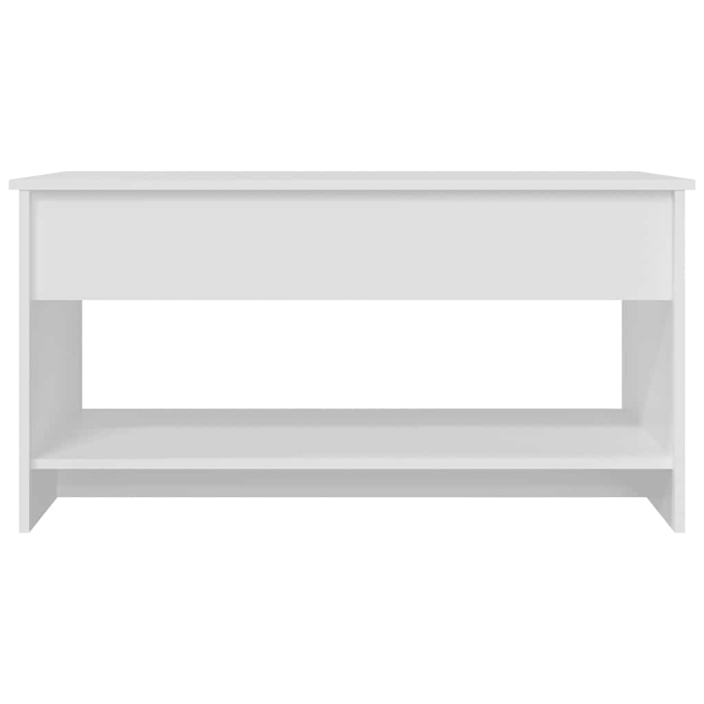 Konferenční Stolek Bílý 102 X 50 X 52,5 Cm Kompozitní Dřevo