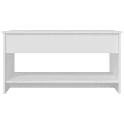 Konferenční Stolek Bílý 102 X 50 X 52,5 Cm Kompozitní Dřevo
