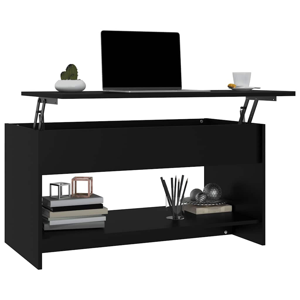 Konferenční Stolek Černý 102 X 50 X 52,5 Cm Kompozitní Dřevo