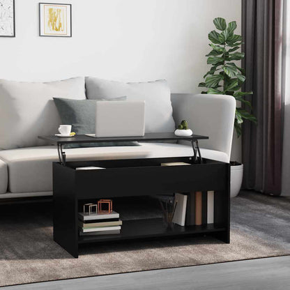 Konferenční Stolek Černý 102 X 50 X 52,5 Cm Kompozitní Dřevo