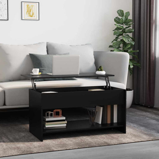 Konferenční Stolek Černý 102 X 50 X 52,5 Cm Kompozitní Dřevo