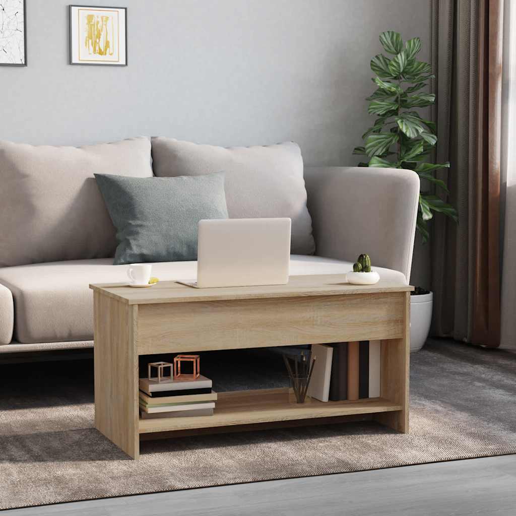 Konferenční Stolek Dub Sonoma 102X50X52,5 Cm Kompozitní Dřevo