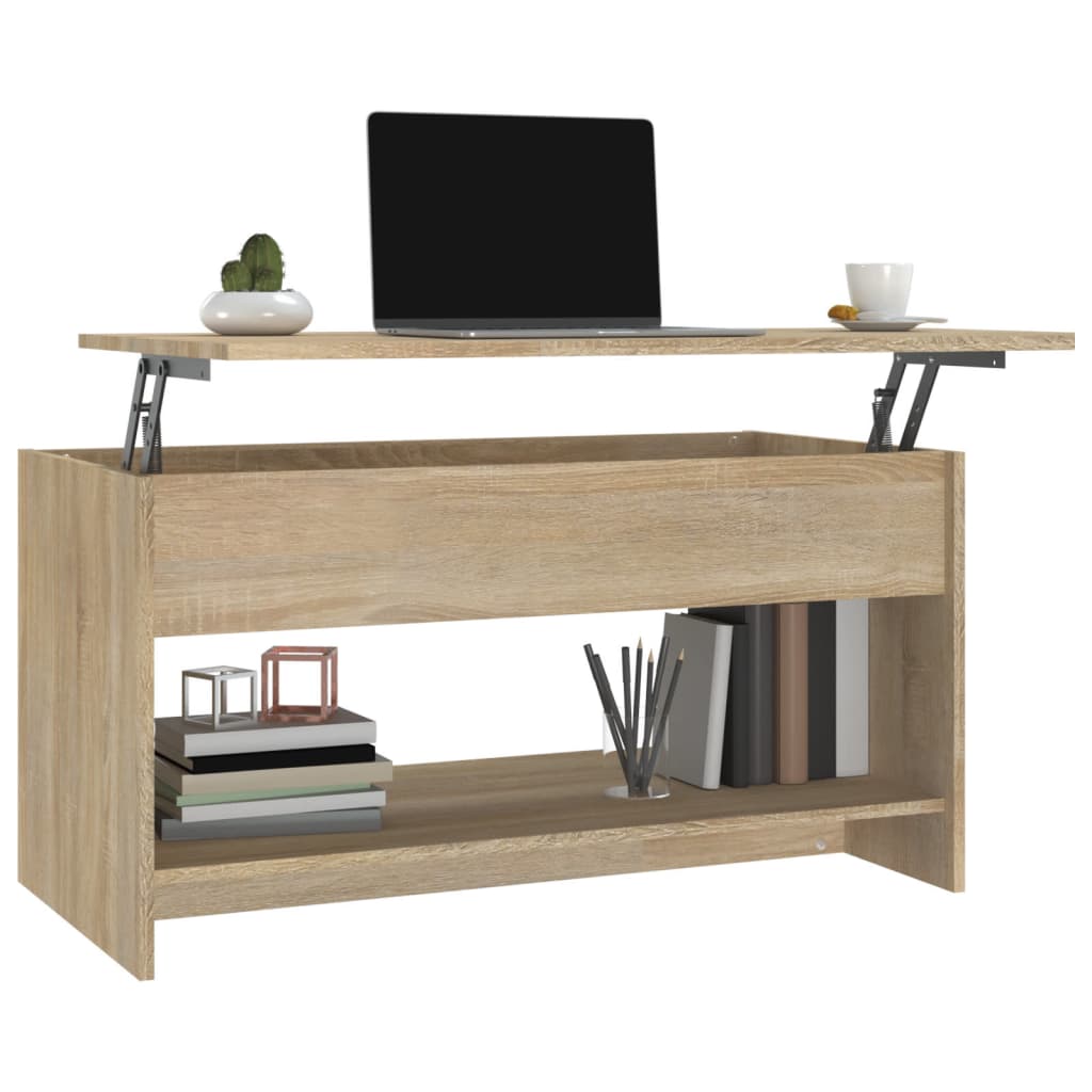 Konferenční Stolek Dub Sonoma 102X50X52,5 Cm Kompozitní Dřevo