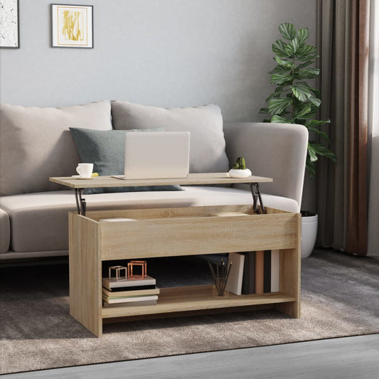 Konferenční Stolek Dub Sonoma 102X50X52,5 Cm Kompozitní Dřevo