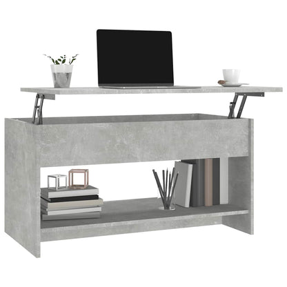 Konferenční Stolek Betonově Šedý 102X50X52,5Cm Kompozitní Dřevo