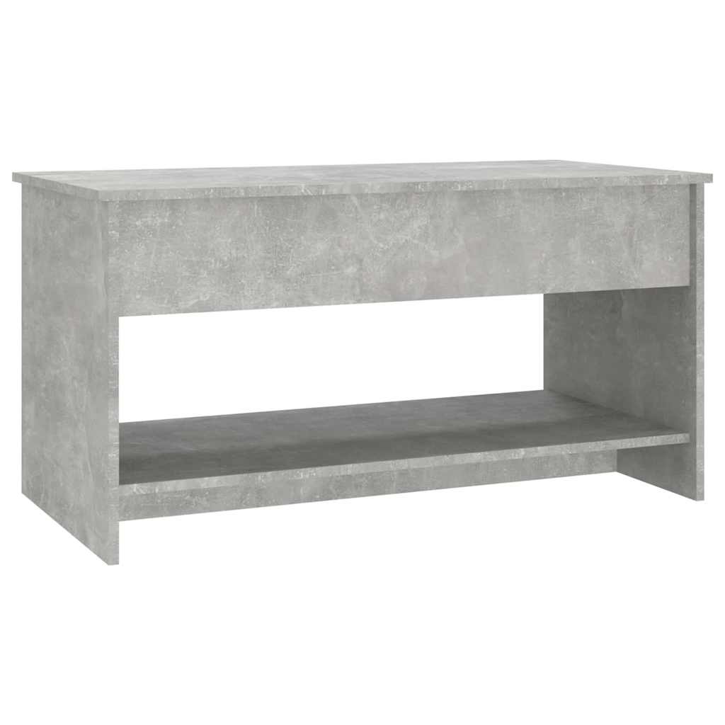 Konferenční Stolek Betonově Šedý 102X50X52,5Cm Kompozitní Dřevo