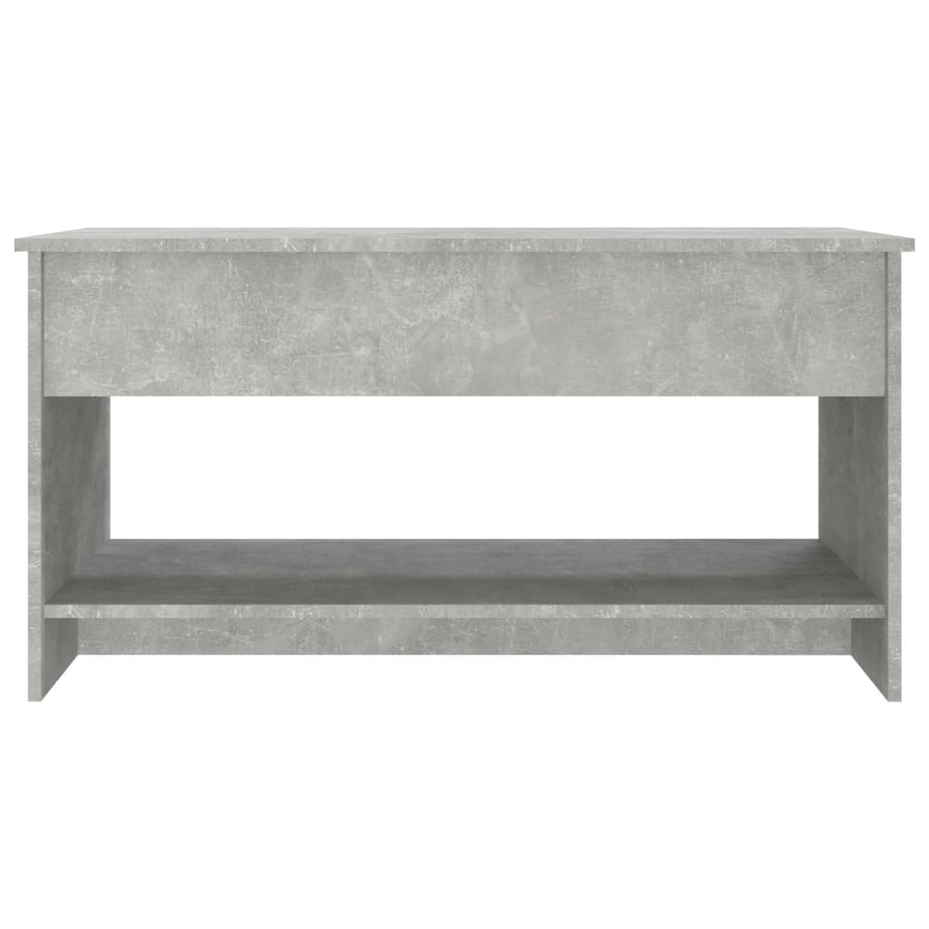 Konferenční Stolek Betonově Šedý 102X50X52,5Cm Kompozitní Dřevo