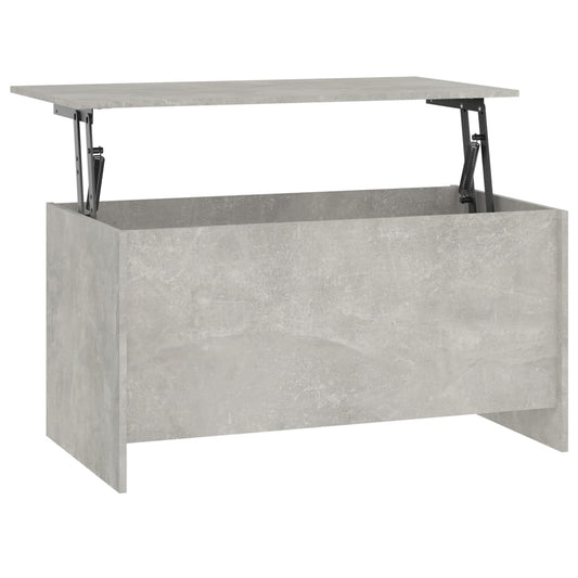 Konferenční Stolek Betonově Šedý 102 X 55,5 X 52,5 Cm Kompozit
