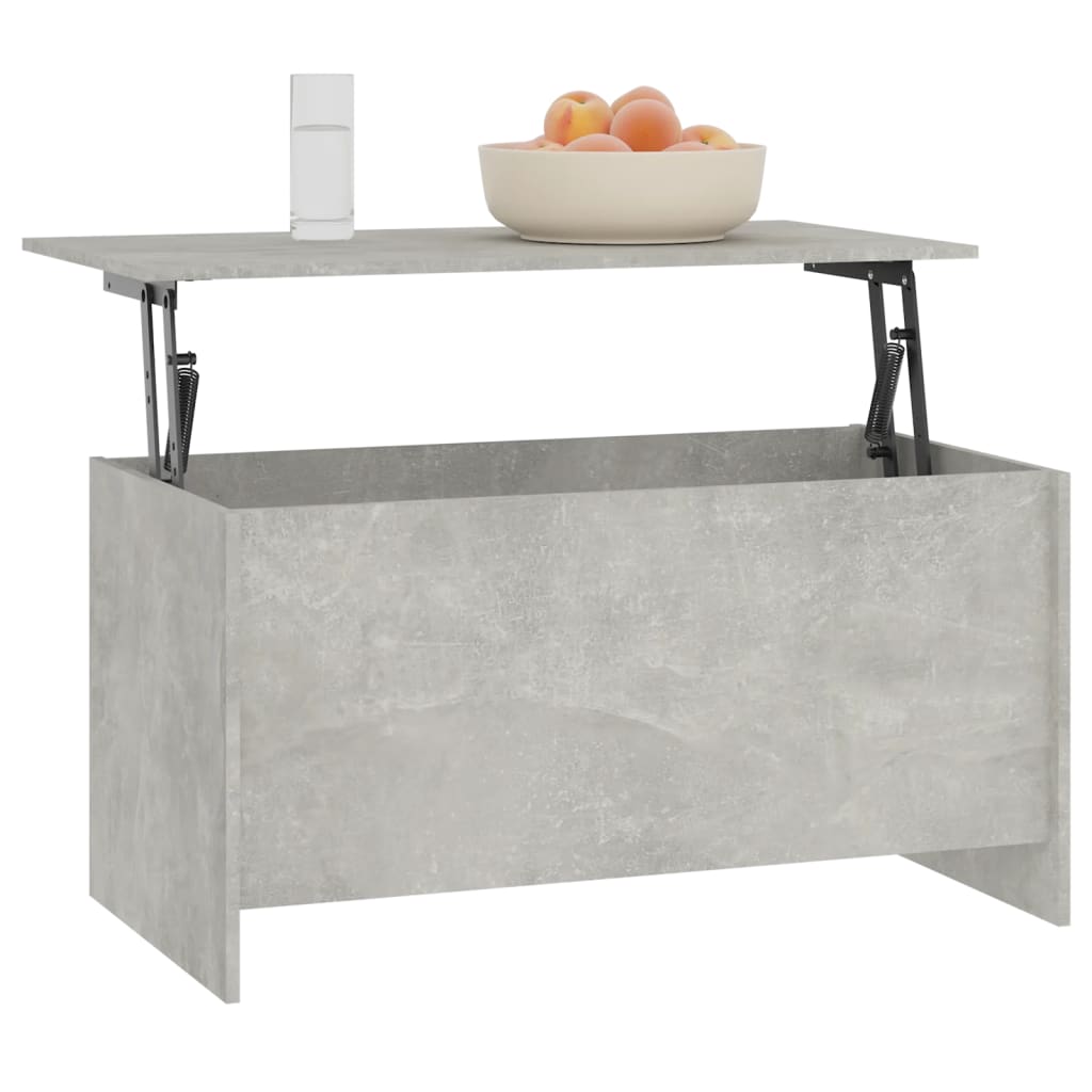 Konferenční Stolek Betonově Šedý 102 X 55,5 X 52,5 Cm Kompozit