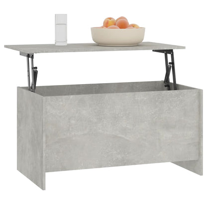 Konferenční Stolek Betonově Šedý 102 X 55,5 X 52,5 Cm Kompozit