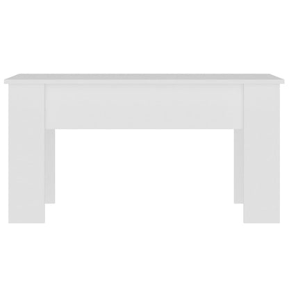 Konferenční Stolek Bílý 101 X 49 X 52 Cm Kompozitní Dřevo