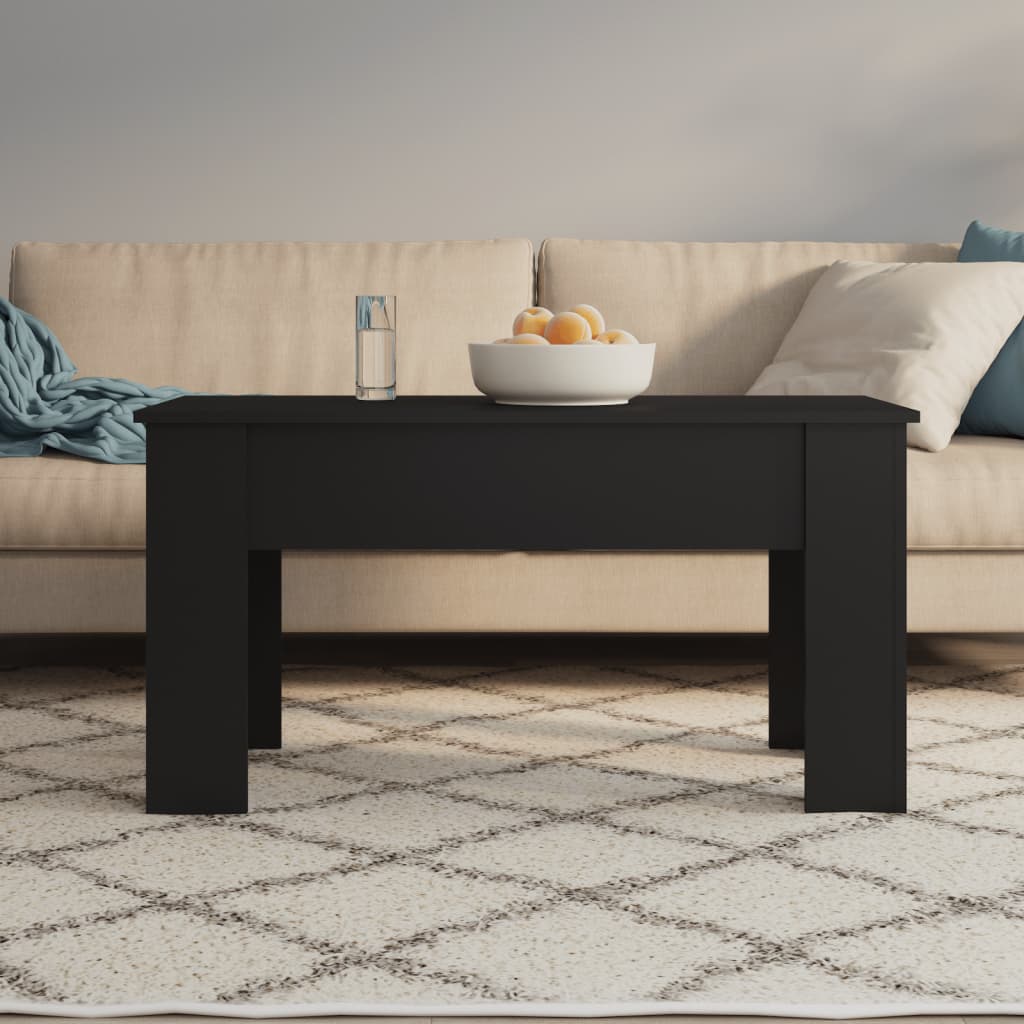 Konferenční Stolek Černý 101 X 49 X 52 Cm Kompozitní Dřevo
