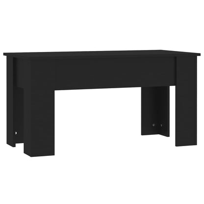 Konferenční Stolek Černý 101 X 49 X 52 Cm Kompozitní Dřevo