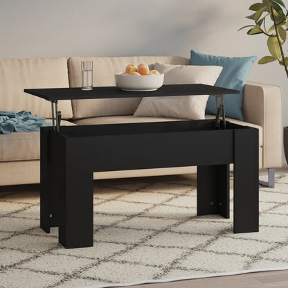 Konferenční Stolek Černý 101 X 49 X 52 Cm Kompozitní Dřevo