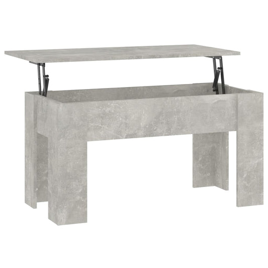 Konferenční Stolek Betonově Šedý 101X49X52 Cm Kompozitní Dřevo