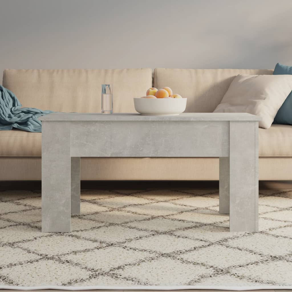 Konferenční Stolek Betonově Šedý 101X49X52 Cm Kompozitní Dřevo