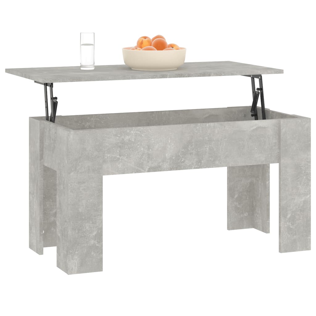 Konferenční Stolek Betonově Šedý 101X49X52 Cm Kompozitní Dřevo