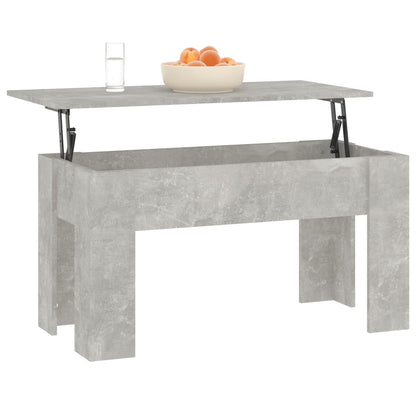 Konferenční Stolek Betonově Šedý 101X49X52 Cm Kompozitní Dřevo