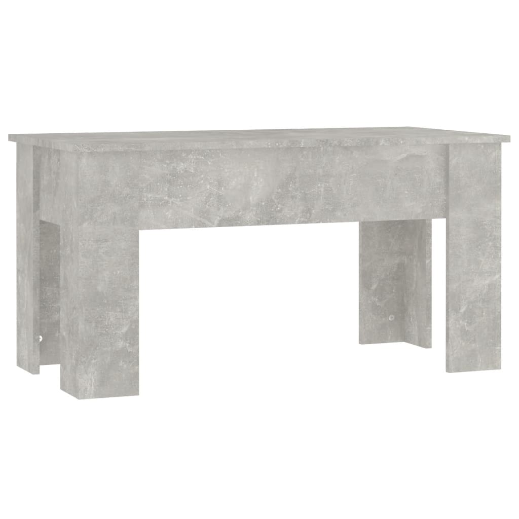 Konferenční Stolek Betonově Šedý 101X49X52 Cm Kompozitní Dřevo