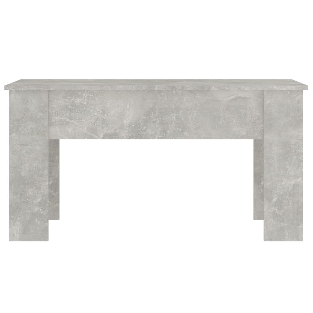 Konferenční Stolek Betonově Šedý 101X49X52 Cm Kompozitní Dřevo