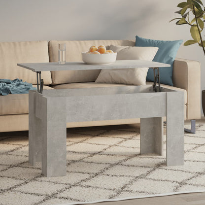 Konferenční Stolek Betonově Šedý 101X49X52 Cm Kompozitní Dřevo