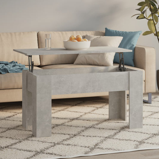 Konferenční Stolek Betonově Šedý 101X49X52 Cm Kompozitní Dřevo