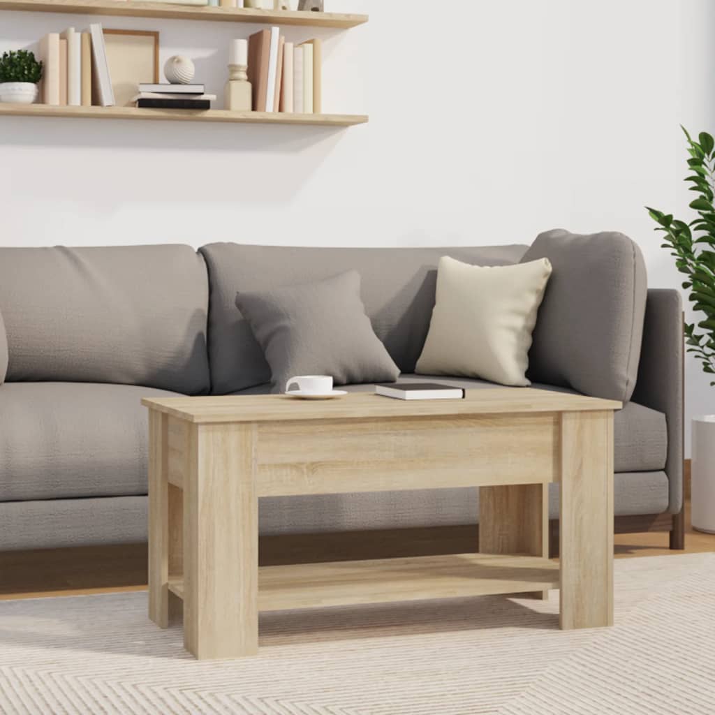 Konferenční Stolek 101 X 49 X 52 Cm Kompozitní Dřevo