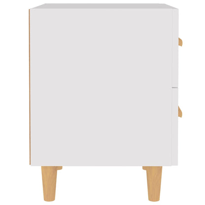 Noční Stolek Bílý 40 X 35 X 47,5 Cm