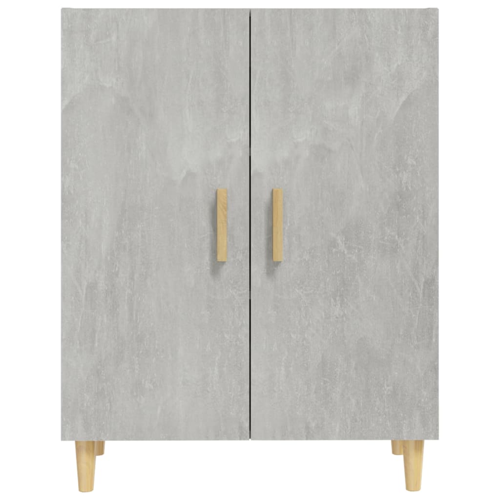 Příborník Betonově Šedý 70 X 34 X 90 Cm Kompozitní Dřevo
