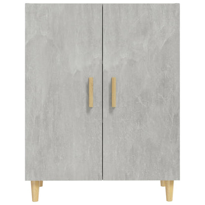 Příborník Betonově Šedý 70 X 34 X 90 Cm Kompozitní Dřevo