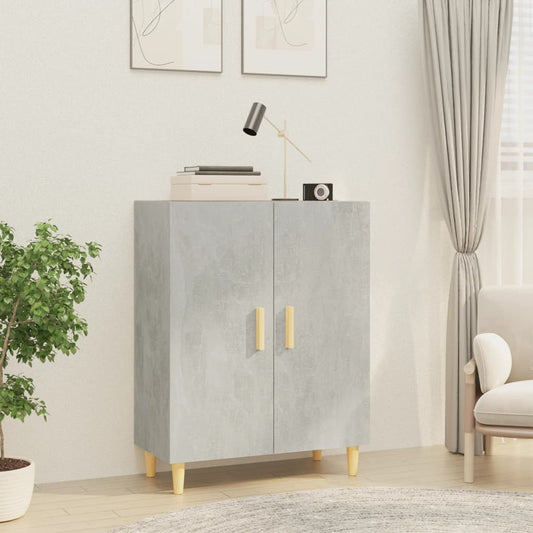 Příborník Betonově Šedý 70 X 34 X 90 Cm Kompozitní Dřevo