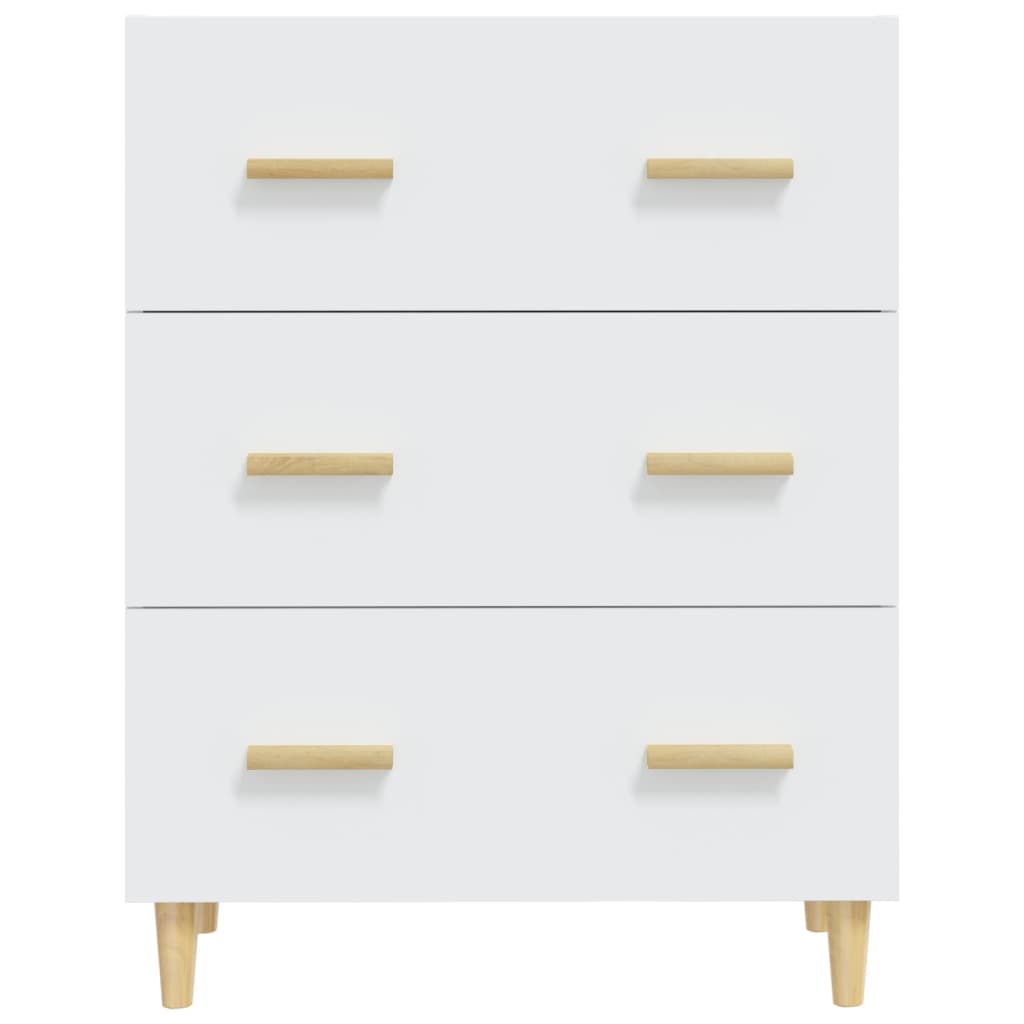 Příborník Bílý 70 X 34 X 90 Cm Kompozitní Dřevo