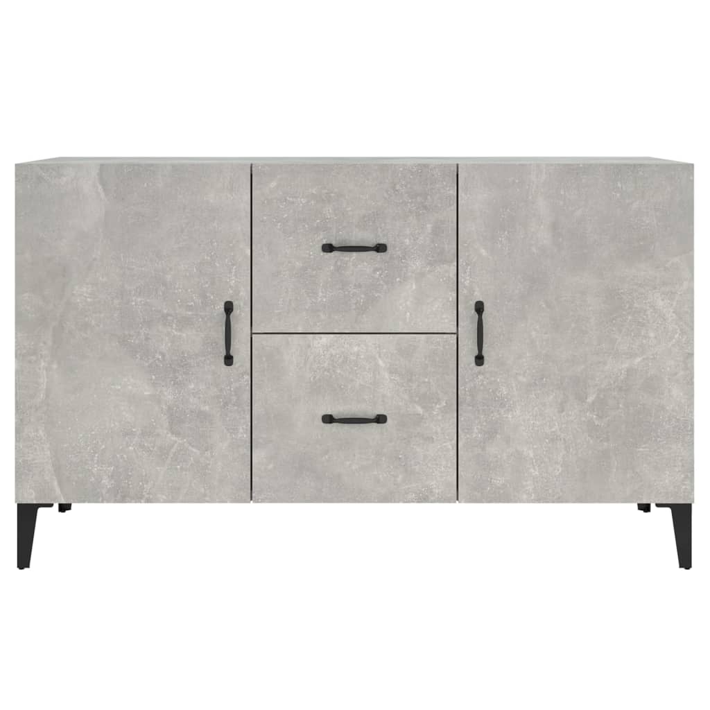 Příborník Betonově Šedý 100 X 36 X 60 Cm Kompozitní Dřevo