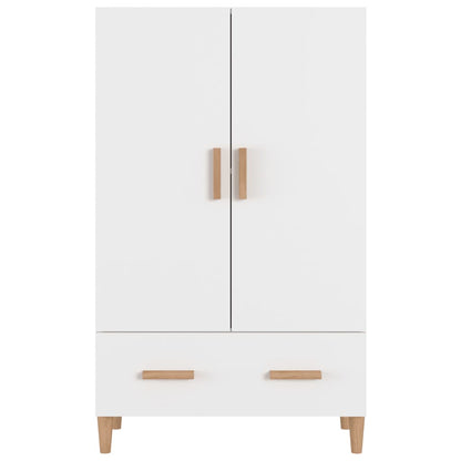 Komoda Bílá 70 X 31 X 115 Cm Kompozitní Dřevo