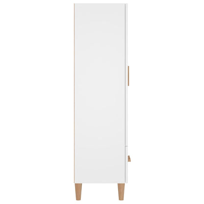 Komoda Bílá 70 X 31 X 115 Cm Kompozitní Dřevo