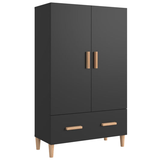 Highboard Černý 70 X 31 X 115 Cm Kompozitní Dřevo
