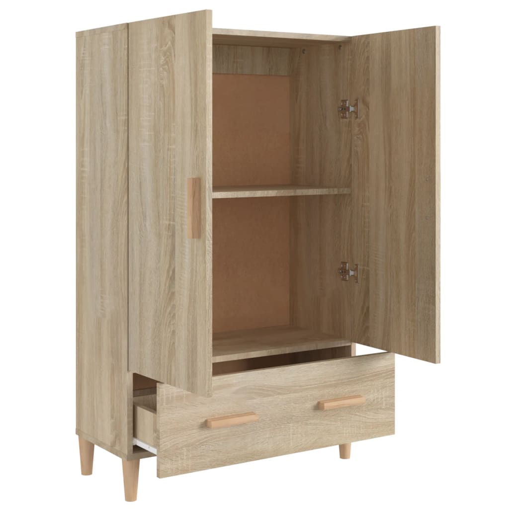Komoda Dub Sonoma 70 X 31 X 115 Cm Kompozitní Dřevo