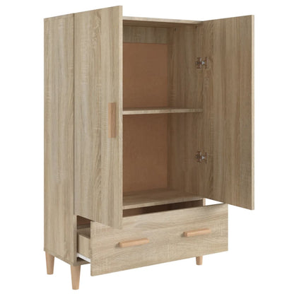Komoda Dub Sonoma 70 X 31 X 115 Cm Kompozitní Dřevo