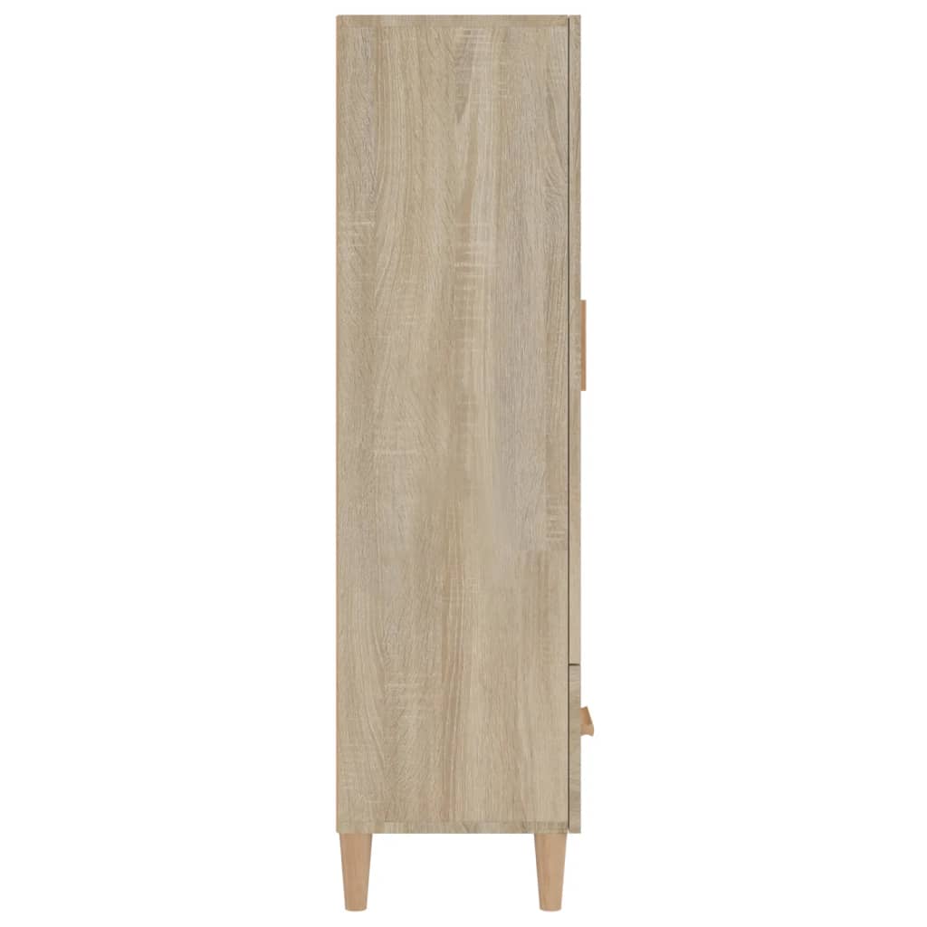Komoda Dub Sonoma 70 X 31 X 115 Cm Kompozitní Dřevo
