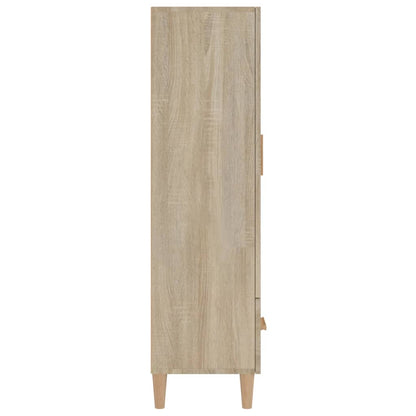 Komoda Dub Sonoma 70 X 31 X 115 Cm Kompozitní Dřevo