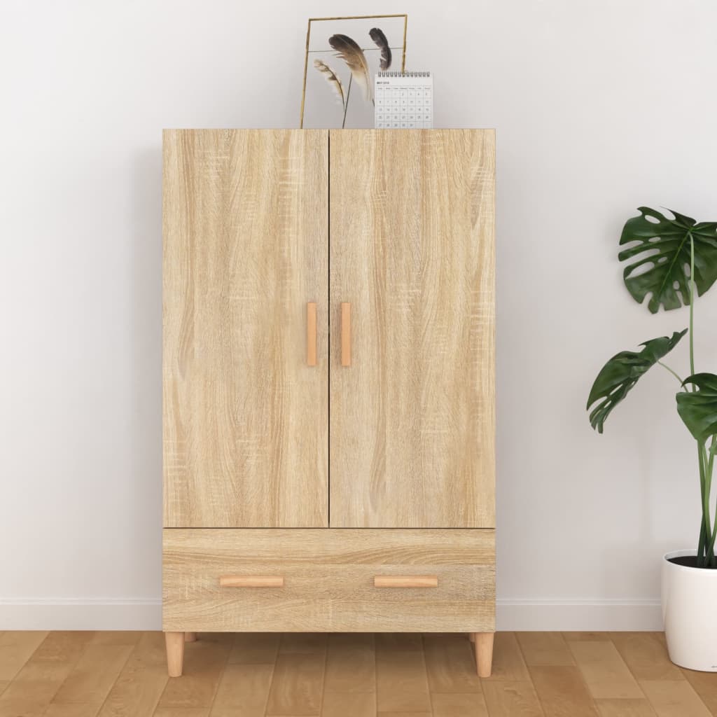 Komoda Dub Sonoma 70 X 31 X 115 Cm Kompozitní Dřevo