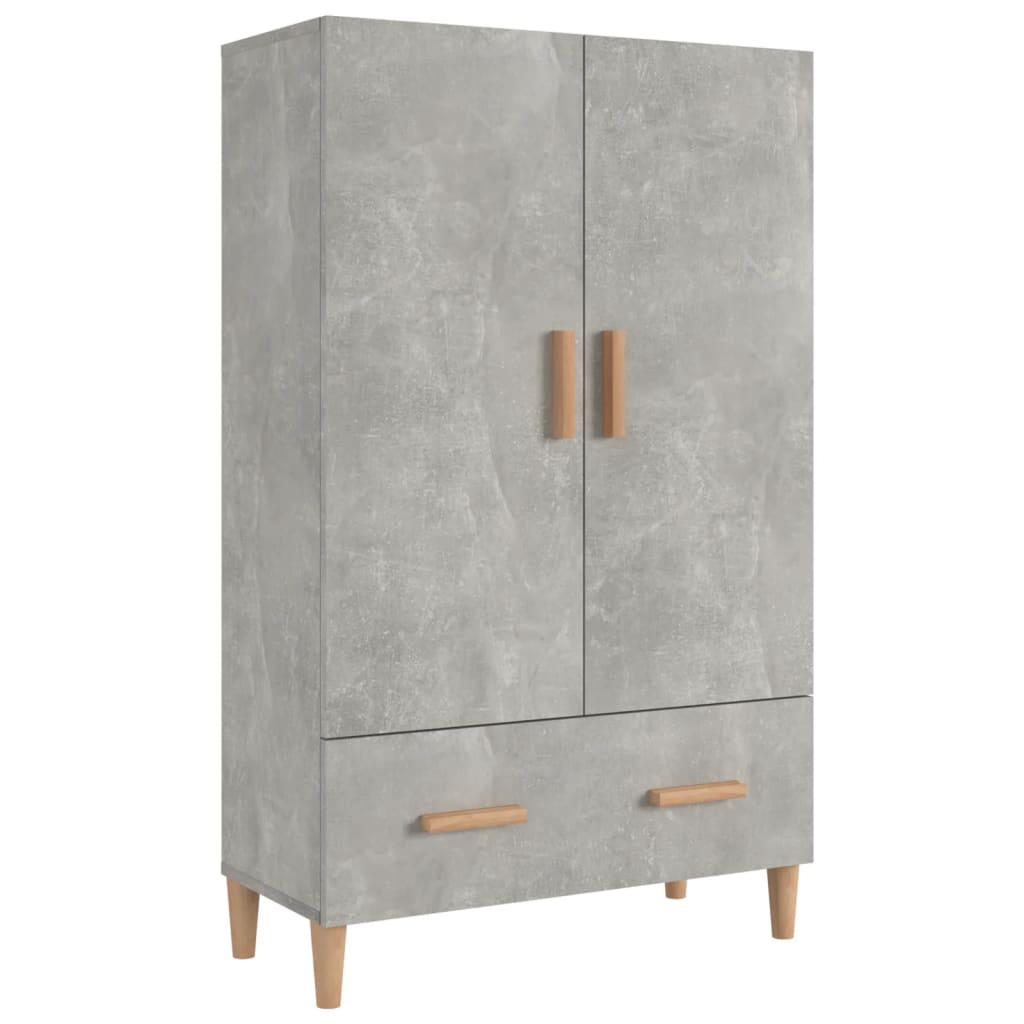 Komoda Betonově Šedá 70 X 31 X 115 Cm Kompozitní Dřevo