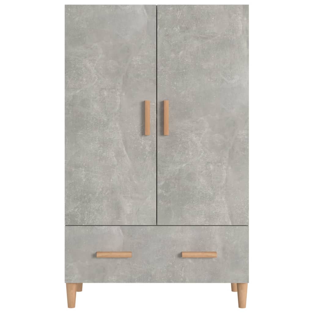 Komoda Betonově Šedá 70 X 31 X 115 Cm Kompozitní Dřevo
