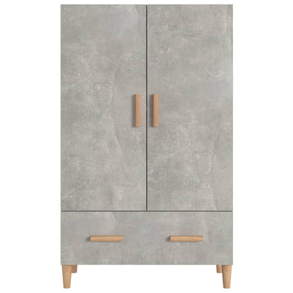 Komoda Betonově Šedá 70 X 31 X 115 Cm Kompozitní Dřevo