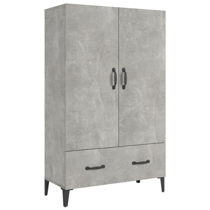 Komoda Betonově Šedá 70 X 31 X 115 Cm Kompozitní Dřevo